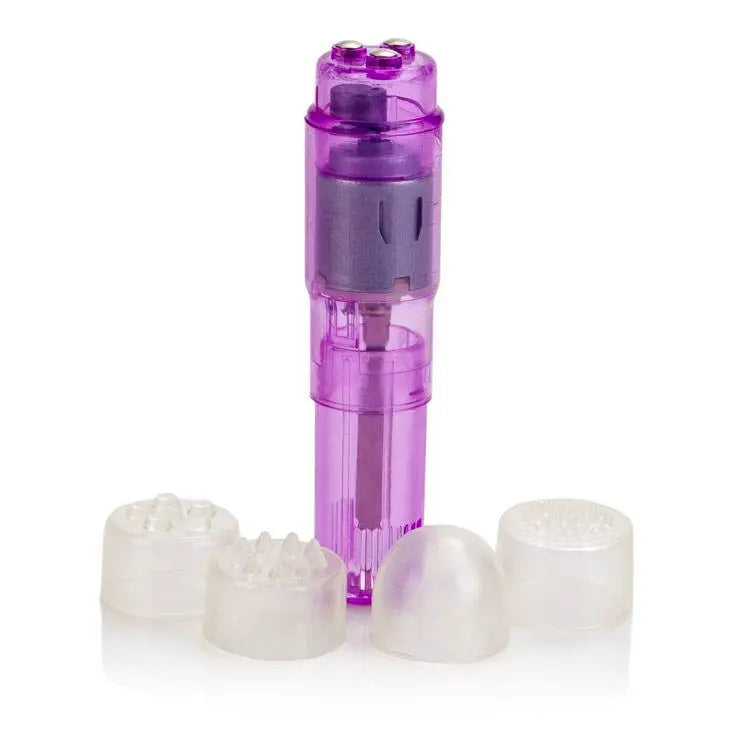 4 Inch Mini Vaginal Waterproof Vibrator With 4 Sleeves - Peaches and Screams
