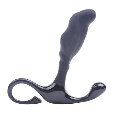 4 - inch Silicone Black Bendable Prostate Massager For Him - Peaches and Screams
