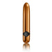 5.25-inch Rocks Off Gold Rechargeable Mini Vibrator With 10-speeds - Peaches and Screams