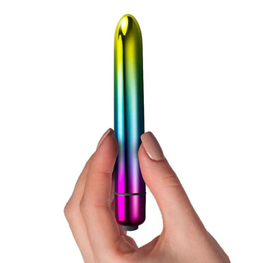 5.4-inch Rocks Off Prism Rainbow Bullet Vibrator With 10-functions - Peaches and Screams