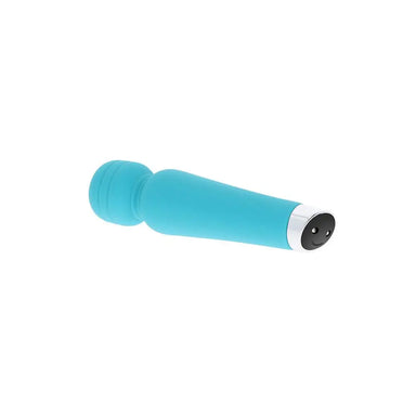 5.7-inch Toyjoy Silicone Blue Rechargeable Mini Wand Massager - Peaches and Screams