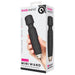 5.75-inch Bodywand Silicone Black Luxury Mini Wand Massager - Peaches and Screams