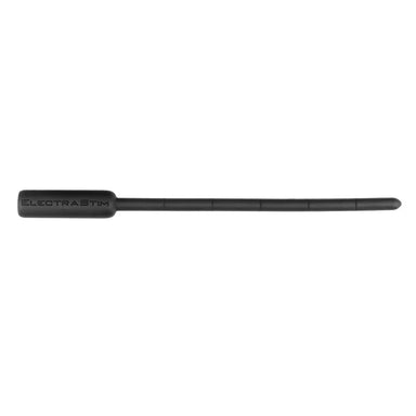 5.9-inch Electrastim Silicone Black Electro Urethral Sound For Him - Peaches and Screams