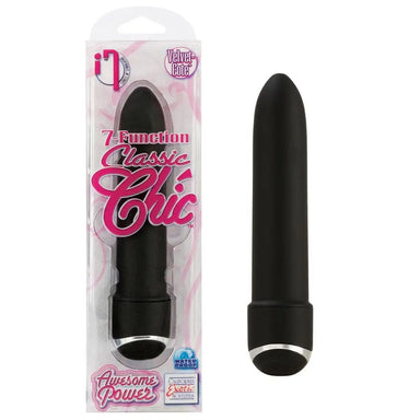 5.5 - inch Black Seamless Classic Bullet Vibrator With 7 - functions - Peaches and Screams