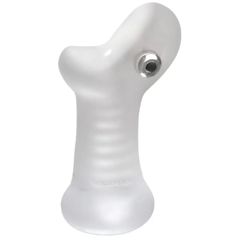 5-inch Doc Johnson Clear Ribbed Waterproof Stroker Masturbator - Peaches and Screams