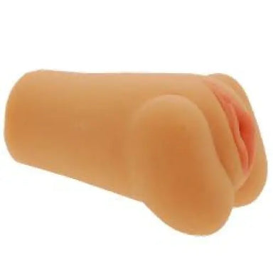 5-inch Flesh Pink Realistic Feel Pussy Stroker With Ribbed Tunnel - Peaches and Screams