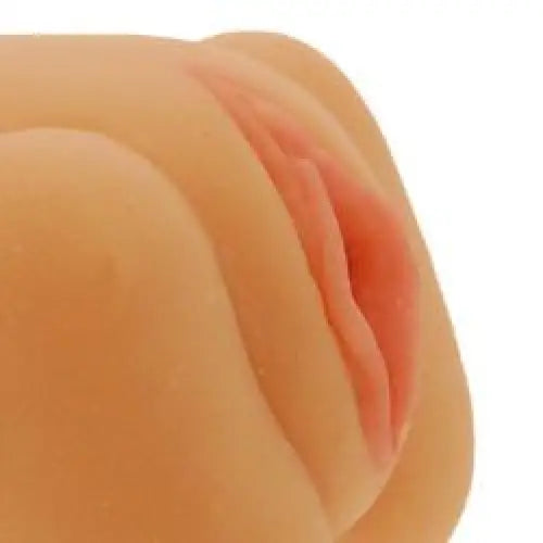 5 - inch Flesh Pink Realistic Feel Pussy Stroker With Ribbed Tunnel - Peaches and Screams