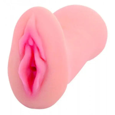 5-inch Flesh Pink Realistic Feel Stretchy Pussy Stroker For Him - Peaches and Screams