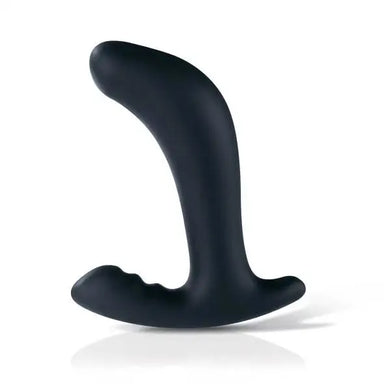 5-inch Mystim Silicone Black Bendable Electro Stim Prostate Stimulator - Peaches and Screams