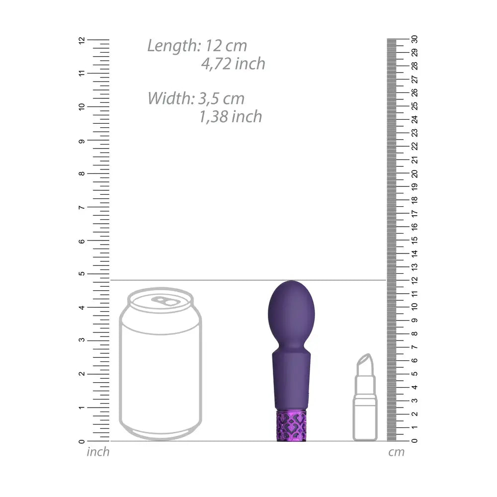 5-inch Shots Silicone Purple Rechargeable Mini Bullet Vibrator - Peaches and Screams