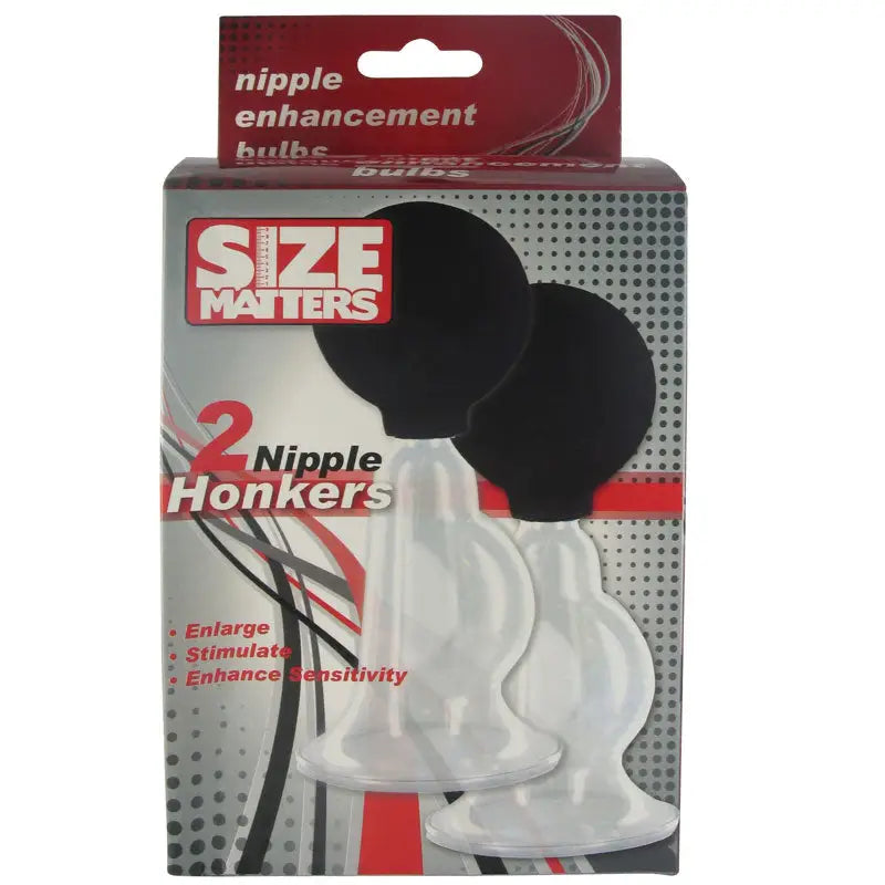 5.5 - inch Size Matters Clear Nipple Enlarger Bulbs - Peaches and Screams