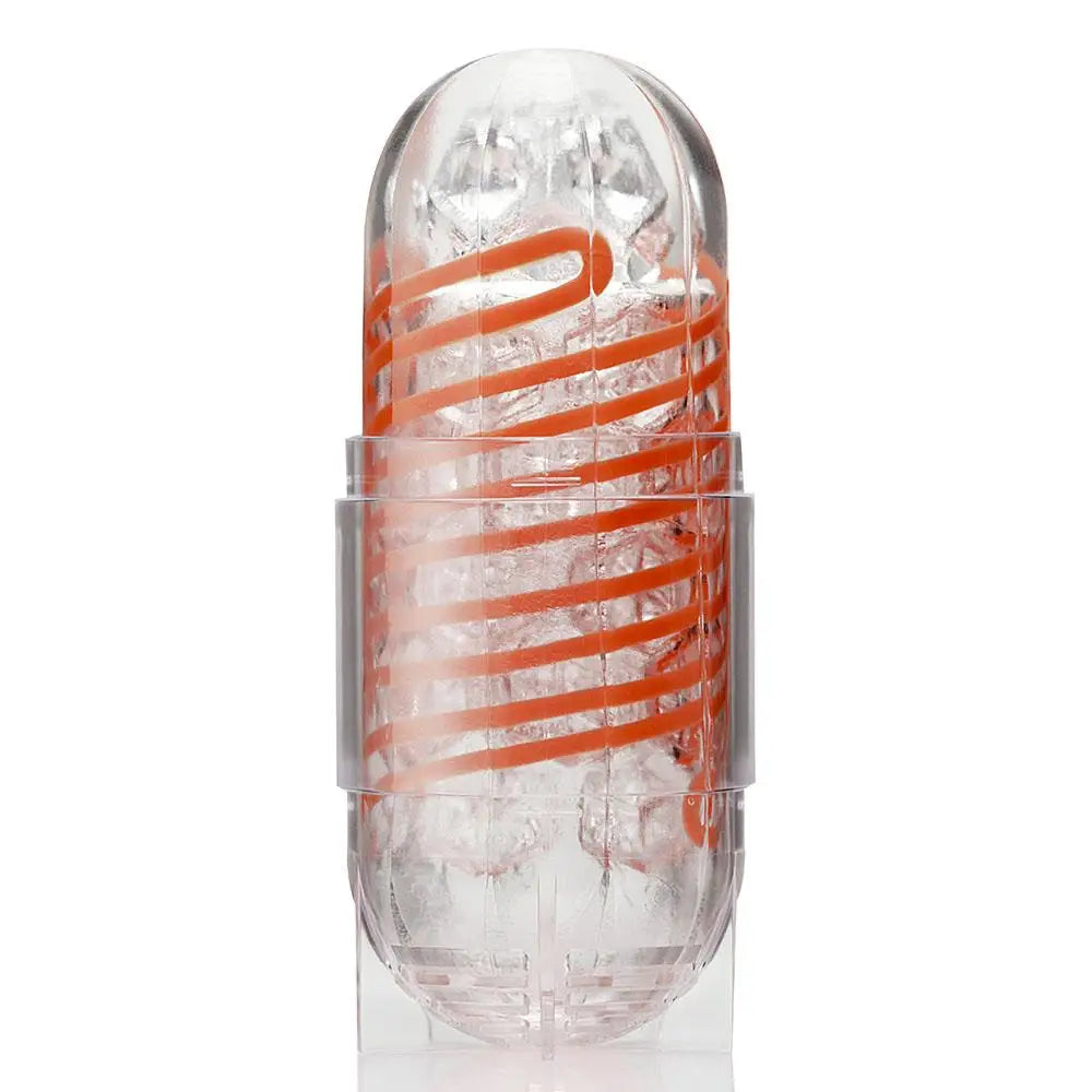 5.5-inch Tenga 02 Realistic Feel Hexa Spinner Masturbator - Peaches and Screams