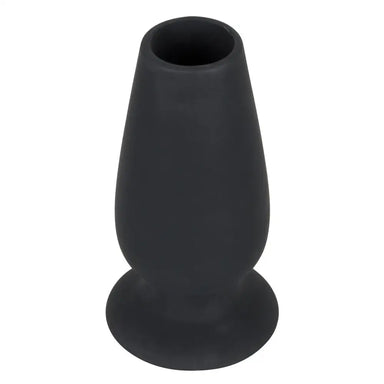 5-inch You2toys Silicone Black Extra Large Hollow Butt Plug - Peaches and Screams