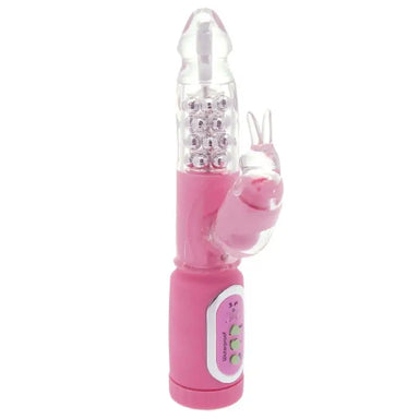 6.5 - inch Colt Pink Waterproof Rabbit Vibrator With Stimulating Beads - Peaches and Screams