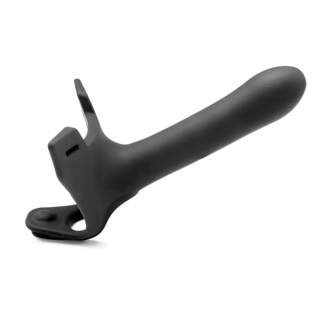 6.5 - inch Perfect Fit Black Zoro Strap - on Dildo For Couples - Peaches and Screams