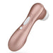 6.5-inch Satisfyer Pro 2 Gold Waterproof Discreet Clitoral Vibrator - Peaches and Screams