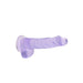 6.7-inch Shots Toys Purple Realistic Dildo With Suction Cup And Balls - Peaches and Screams