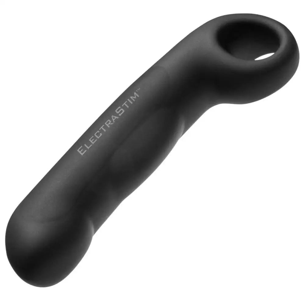 6.75-inch Electrastim Silicone Noir Ovid G-spot Electro Probe - Peaches and Screams