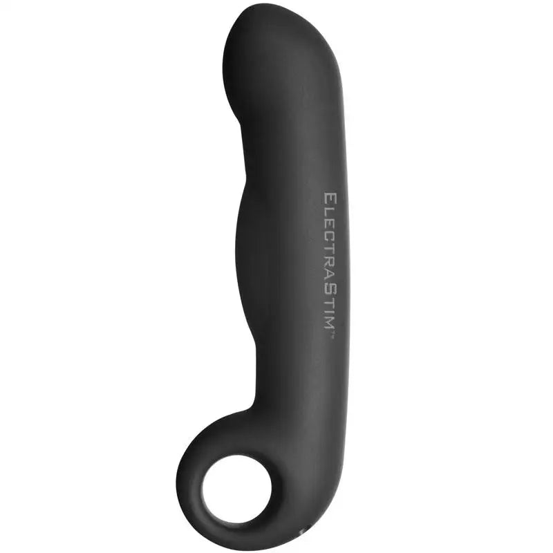 6.75-inch Electrastim Silicone Noir Ovid G-spot Electro Probe - Peaches and Screams