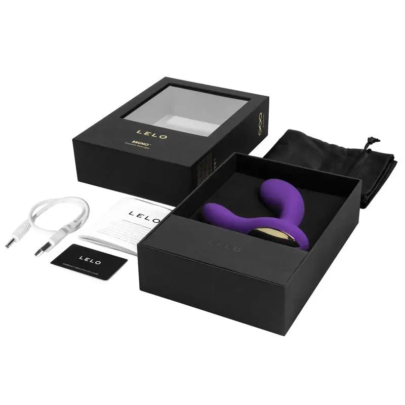 6 - inch Lelo Bruno Luxury Vibrating Prostate Massager For Him - Peaches and Screams