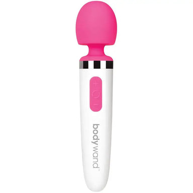 6-inch Pink Rechargeable Mini Waterproof Silicone Vibrating Wand - Peaches and Screams