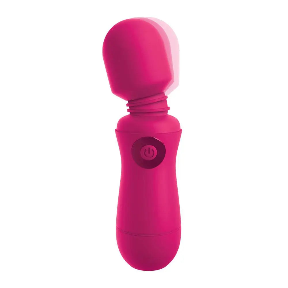 6 - inch Pipedream Silicone Pink Rechargeable Wand Massager - Peaches and Screams