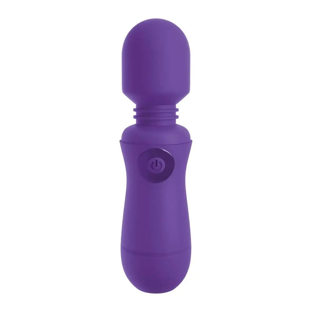 6-inch Pipedream Silicone Purple Rechargeable Wand Massager - Peaches and Screams