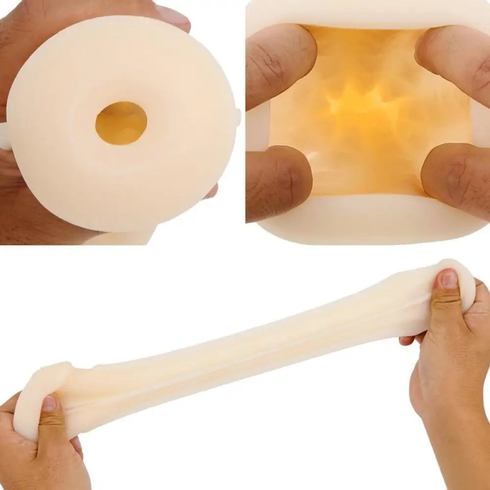 6-inch Rends Vorze A10 Cyclone Crystal Insert Male Masturbator - Peaches and Screams