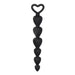 6.6-inch Shots Silicone Black Anal Beads - Peaches and Screams