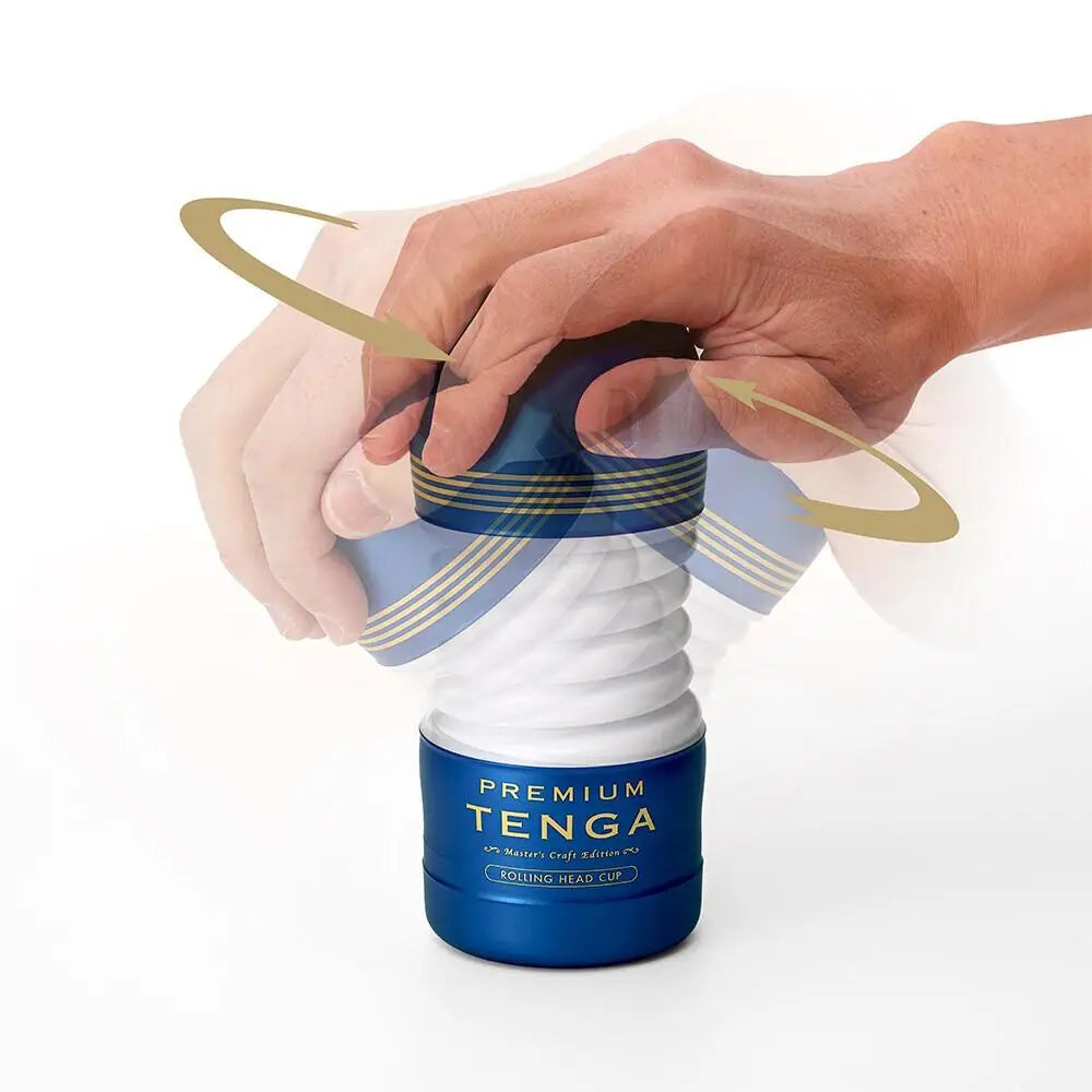 6 - inch Tenga Premium Realistic Feel White Vacuum Cup Masturbator - Peaches and Screams