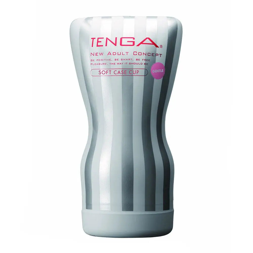 6-inch Tenga White Realistic Feel Gentle Masturbator with Soft Case - Peaches and Screams