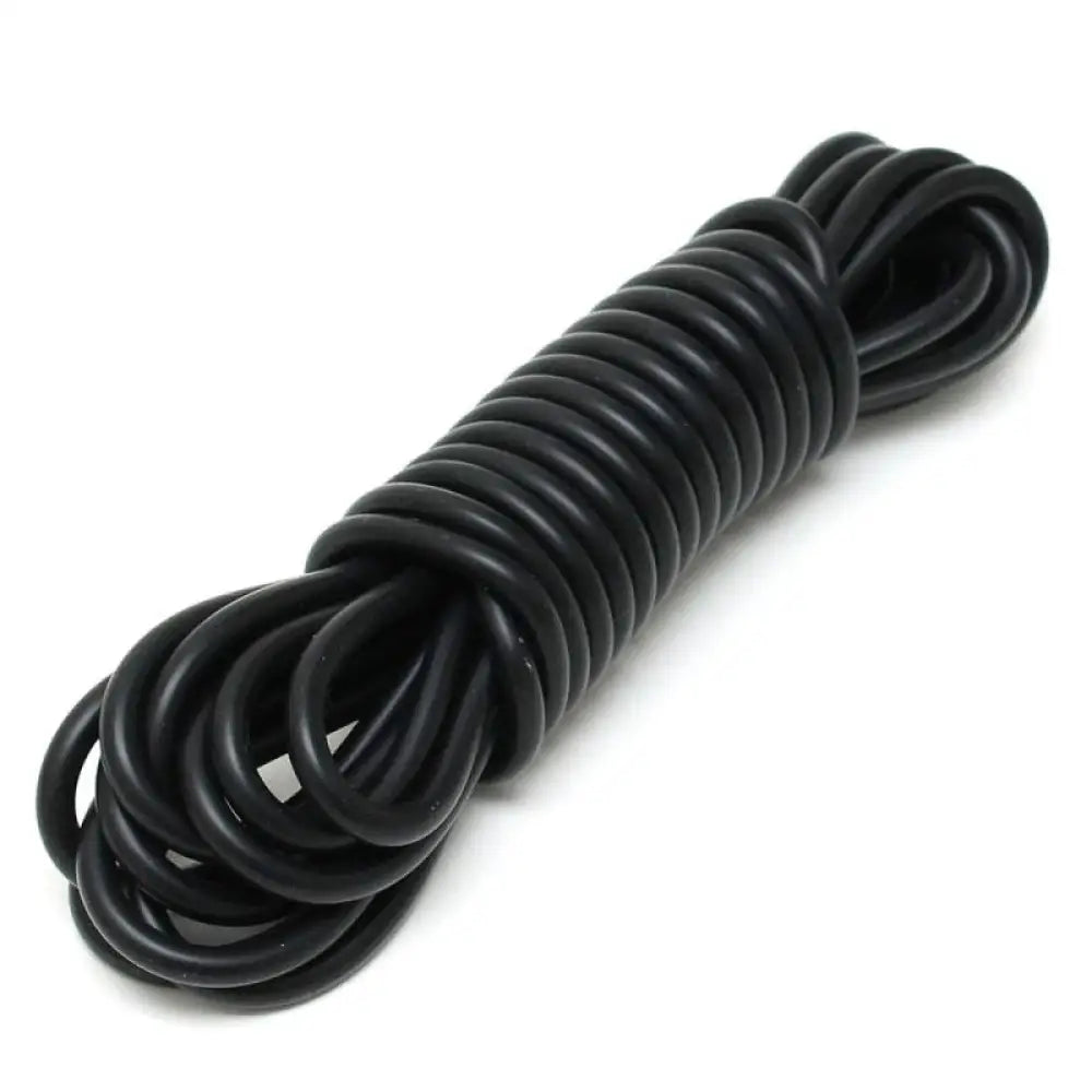 6m Rimba Black Silicone Bondage Cord for Couples - Peaches and Screams