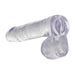 7.25-inch Colt Jelly Clear Realistic Penis Dildo With Suction Cup - Peaches and Screams