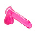 7.25 - inch Colt Jelly Pink Realistic Penis Dildo With Suction Cup - Peaches and Screams