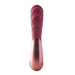 7.5-inch Silicone Red Rechargeable Multispeed Rabbit Vibrator - Peaches and Screams