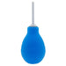 7.9 Inch Blue Clean Stream Enema Bulb With Nozzle - Peaches and Screams