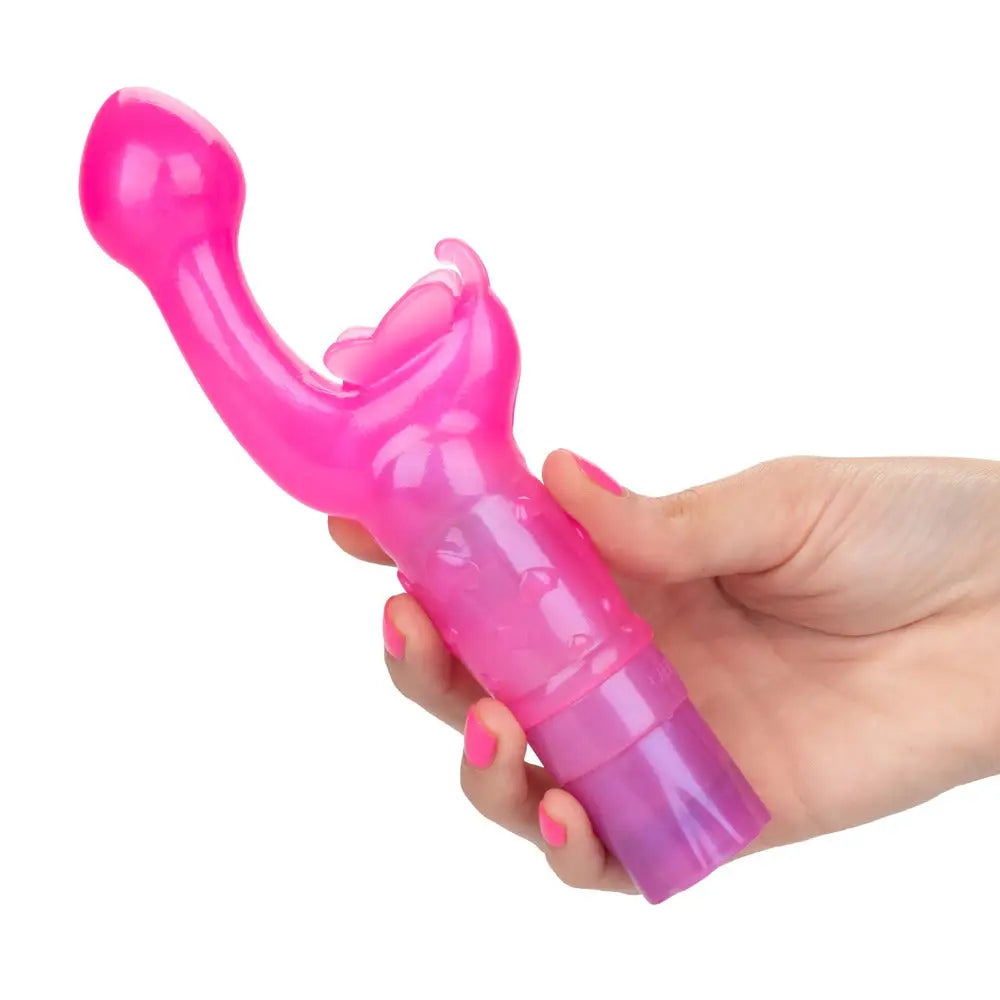7-inch Colt Jelly Pink 3-speeds Butterfly G-spot Vibrator - Peaches and Screams