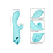 7-inch Colt Silicone Blue Rechargeable Rabbit Vibrator - Peaches and Screams