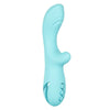 7 inch colt silicone blue rechargeable rabbit vibrator - peaches and screams
