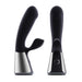 7-inch Kiiroo Silicone Black Rechargeable Vibrator With Clit Stim - Peaches and Screams