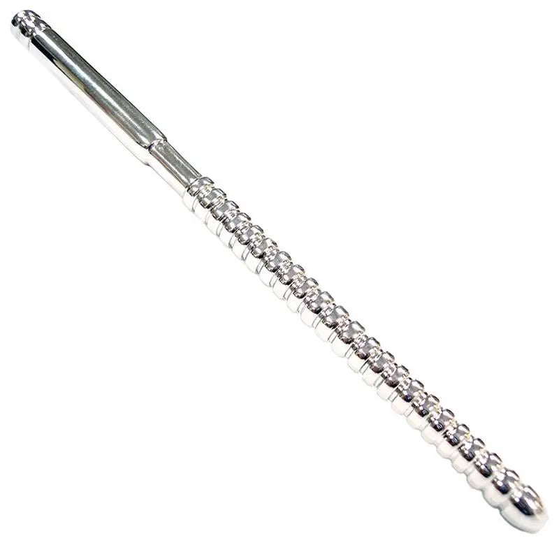 7 - inch Stainless Steel Silver Urethral Penis Probe Sound For Him - Peaches and Screams