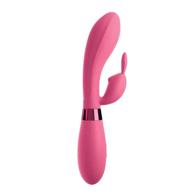 8.25 - inch Pipedream Silicone Pink Multi - functional Rabbit Vibrator - Peaches and Screams