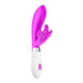 8.3 - inch Shots Silicone Pink Multi - speed Ultra Soft Rabbit Vibrator - Peaches and Screams