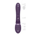 8.39 - inch Shots Silicone Purple Rechargeable Rabbit Vibrator - Peaches and Screams