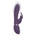 8.39 - inch Shots Silicone Purple Rechargeable Rabbit Vibrator - Peaches and Screams