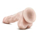 8.5 - inch Blush Novelties Flesh Pink Realistic Dildo With Suction Cup - Peaches and Screams