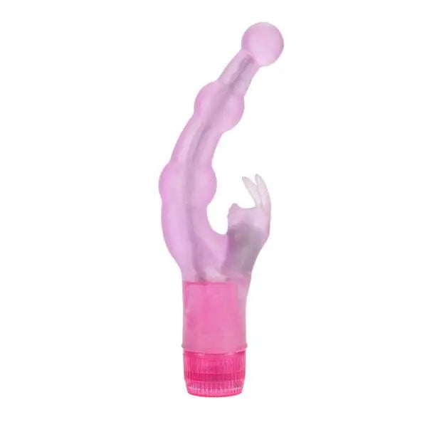 8.5-inch Colt Pink Bendable G-spot Rabbit Vibrator with Clit Stim - Peaches and Screams