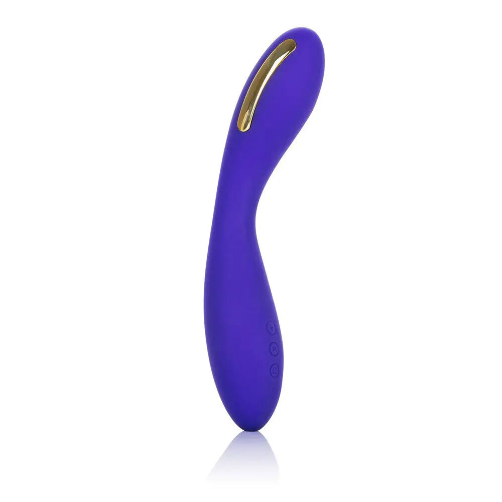 8.5-inch Colt Silicone Purple Estim Rechargeable Wand Massager - Peaches and Screams