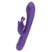 8.5 - inch Toyjoy Silicone Purple Rechargeable Rabbit Butterfly Vibrator - Peaches and Screams