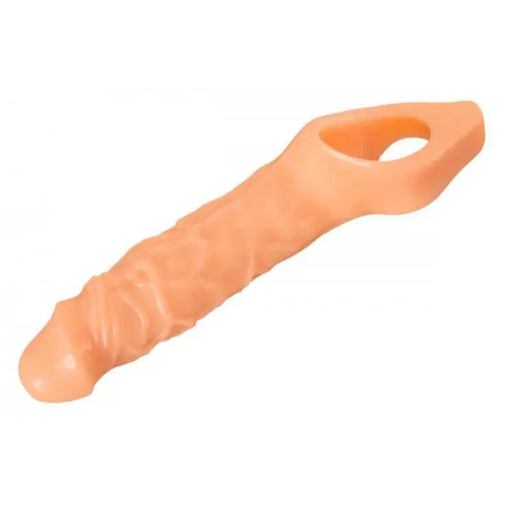 8.75 - inch Flesh - coloured Penis Extender For Men - Peaches and Screams